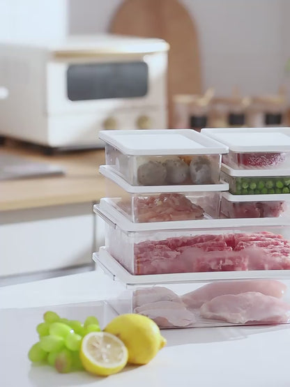 キッチン 冷蔵庫 肉保存 保存箱 密封 冷凍 弁当箱 食品グレード 保管 家庭用 便利 サブパッケージ ボックス