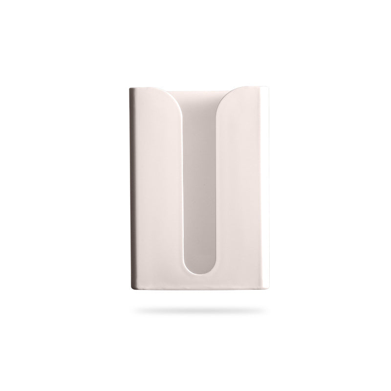 壁掛け式ティッシュボックス 壁に跡を残さず貼り付け可能 洗顔タオル収納ボックス シンプルなデザインの壁掛けタイプ 卓上に置いて使える引き出し式ティッシュボックス 白色